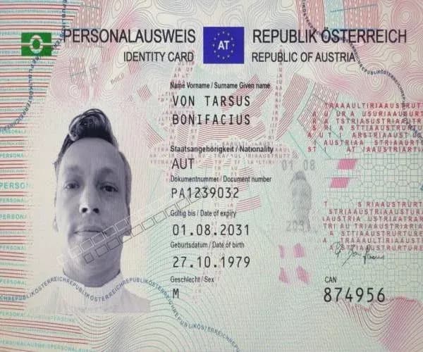 REGISTERED ID CARDS FOR ALL COUNTRIES